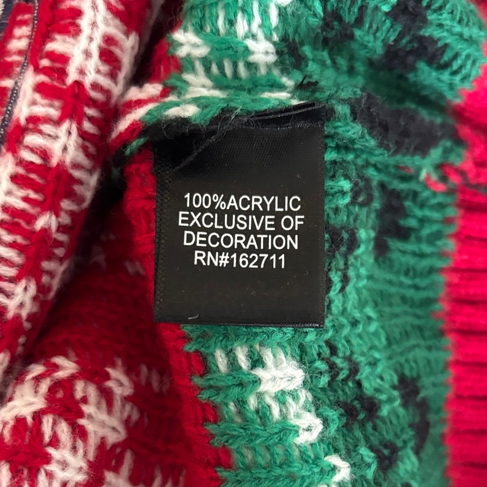 Ugly Christmas Sweater Men's Novelty Holiday Beer Crewneck Sweater Size M - Picture 10 of 11